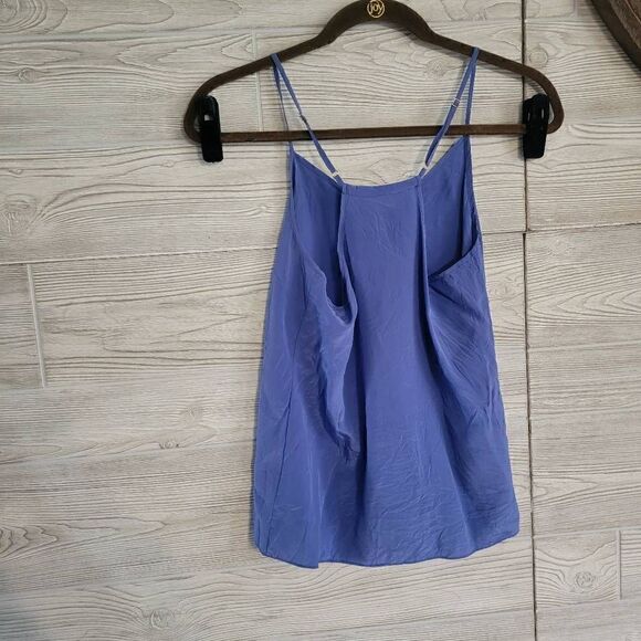 Lilly Pulitzer Silk Tank Top Dusk Womens SZ XS Purple Adjustable Designer - Picture 4 of 5